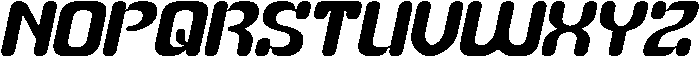 HIGH ENERGY Italic otf (400) Font UPPERCASE