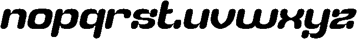 HIGH ENERGY Italic otf (400) Font LOWERCASE