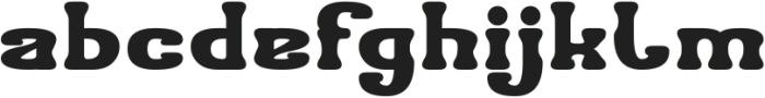 HIGH QUALITY Bold otf (700) Font LOWERCASE