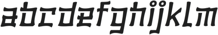 HIZUNA Light Slant otf (300) Font LOWERCASE