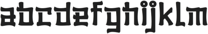 HIZUNA-Regular otf (400) Font LOWERCASE