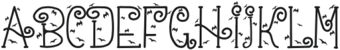 Hi Halloween Regular otf (400) Font UPPERCASE