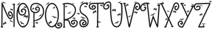 Hi Halloween Regular otf (400) Font UPPERCASE