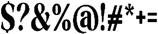 Hibrida Regular otf (400) Font OTHER CHARS