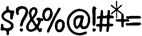 Hicozu ttf (400) Font OTHER CHARS