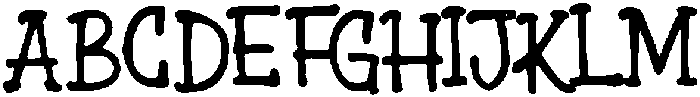 Hicozu ttf (400) Font UPPERCASE