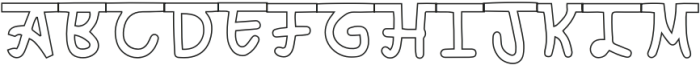 Hida Outline otf (400) Font