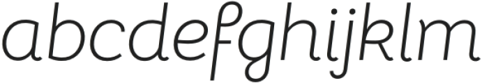 Hidal ExtraLight Italic otf (200) FONT