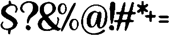 Hidawi ttf (400) Font OTHER CHARS