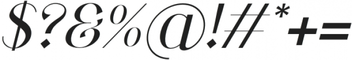 Hidden Gems Regular Italic otf (400) Font OTHER CHARS