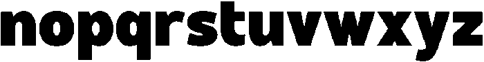 Hidophin Black otf (900) Font LOWERCASE