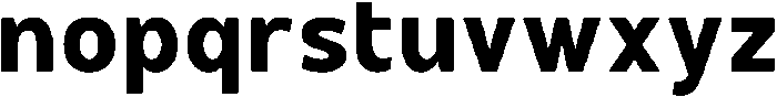 Hidophin-Bold otf (700) Font LOWERCASE
