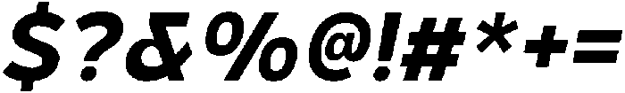 Hidophin-BoldItalic otf (700) Font OTHER CHARS