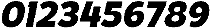 Hidophin Extra Bold Italic otf (700) Font OTHER CHARS