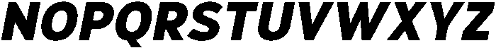 Hidophin Extra Bold Italic otf (700) Font UPPERCASE