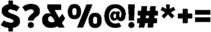 Hidophin Extra Bold otf (700) Font OTHER CHARS