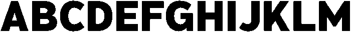 Hidophin Extra Bold otf (700) Font UPPERCASE