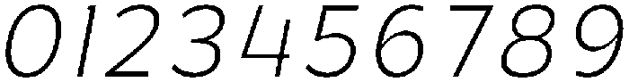 Hidophin Extra Light Italic otf (200) Font OTHER CHARS