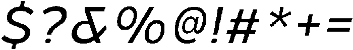 Hidophin-Italic otf (400) Font OTHER CHARS