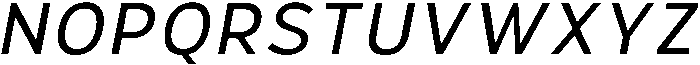 Hidophin-Italic otf (400) Font UPPERCASE
