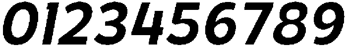 Hidophin Semi Bold Italic otf (600) Font OTHER CHARS