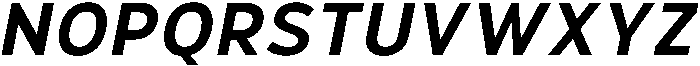 Hidophin Semi Bold Italic otf (600) Font UPPERCASE