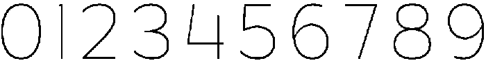Hidophin Thin otf (100) Font OTHER CHARS