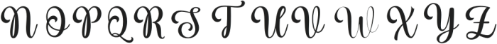 Hidorka Bold otf (700) Font UPPERCASE