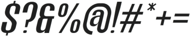 Hierarkie Medium Slanted otf (500) Font OTHER CHARS