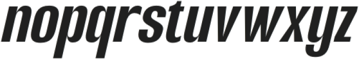 Hierarkie Semi Bold Slanted otf (600) Font LOWERCASE