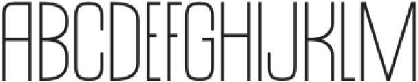 Hierarkie Thin otf (100) Font UPPERCASE