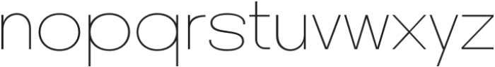 Hifty Thin otf (100) Font LOWERCASE