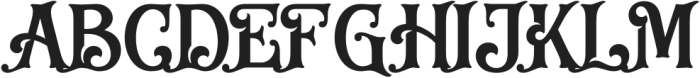 Higborn otf (400) Font UPPERCASE