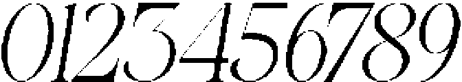 Higedra Romeni italic otf (400) Font OTHER CHARS