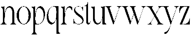 Higedra Romeni otf (400) Font LOWERCASE