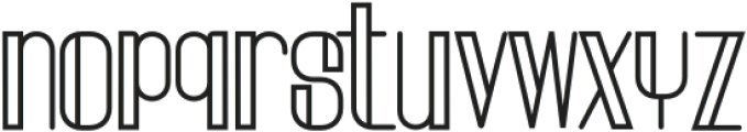 Higest-Regular otf (400) Font LOWERCASE