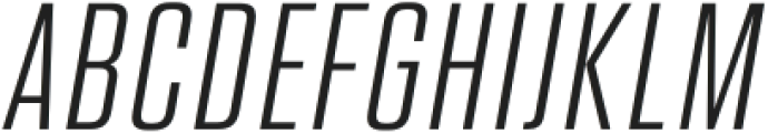 Higgs Light Italic otf (300) Font UPPERCASE