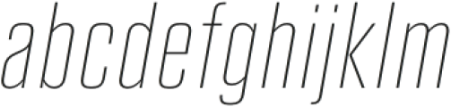 Higgs Thin Italic otf (100) FONT