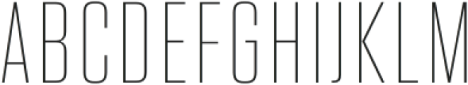 Higgs Thin otf (100) Font UPPERCASE