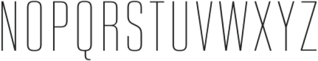 Higgs Thin otf (100) Font UPPERCASE