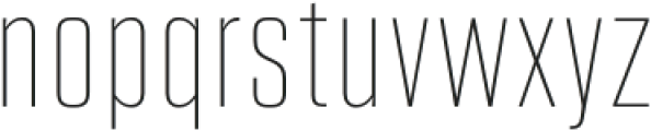 Higgs Thin otf (100) Font LOWERCASE