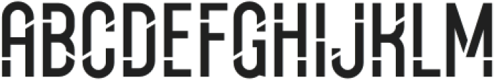 High Cut Regular otf (400) Font LOWERCASE