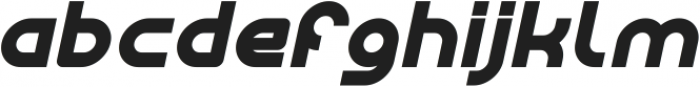 High Flagship Italic otf (400) Font LOWERCASE