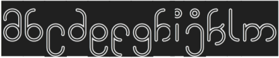 High In love-Hollow-Inverse otf (400) Font LOWERCASE
