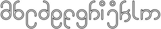 High In love-Hollow otf (400) Font LOWERCASE