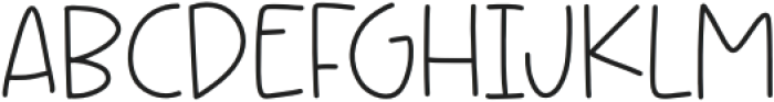 High School Thin otf (100) Font UPPERCASE