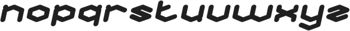 High Tech Bold Italic otf (700) Font LOWERCASE