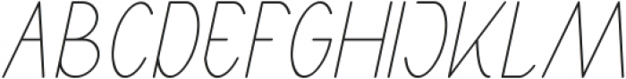 High Thin Light Italic otf (100) Font UPPERCASE