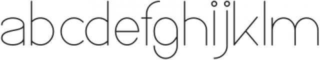 High Thin Light otf (100) Font LOWERCASE