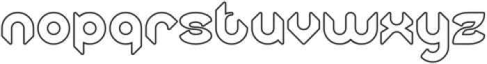 High and Low-Hollow otf (400) Font LOWERCASE